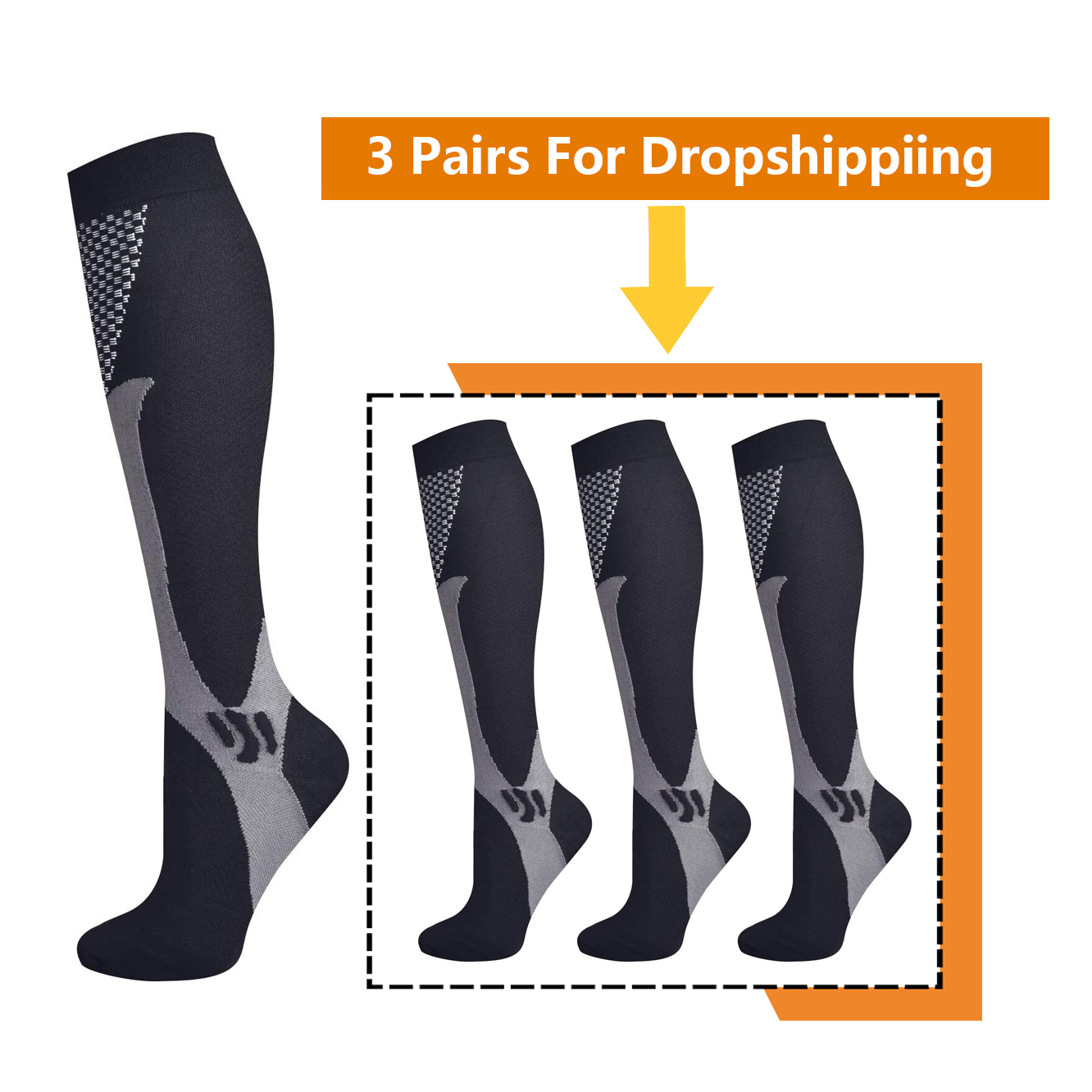 Brothock 3 paia per calzini a  - Compression Sock Medical recensione e prezzo