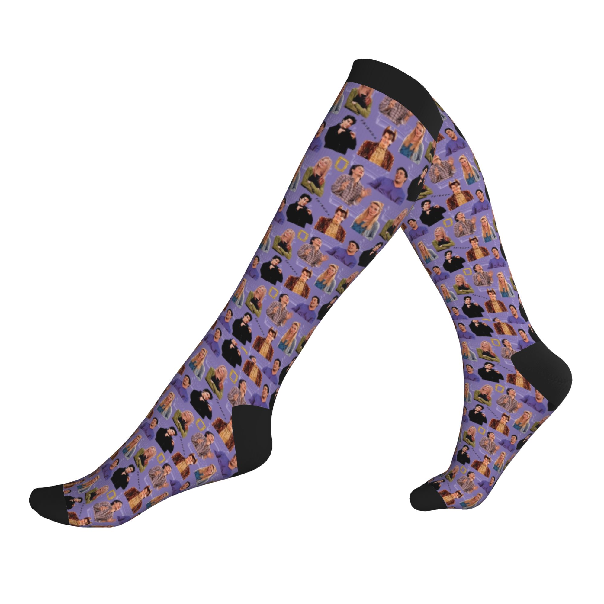 Collage di simboli di Friends, - No Show Sock Women recensione e prezzo