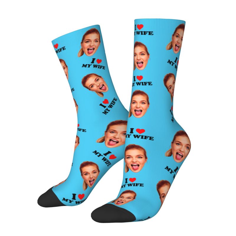 Amo mia moglie Foto personaliz - Dress Sock Men recensione e prezzo