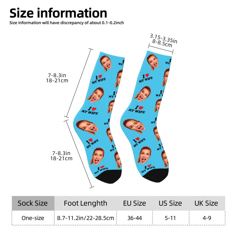 Amo mia moglie Foto personaliz - Dress Sock Men recensione e prezzo